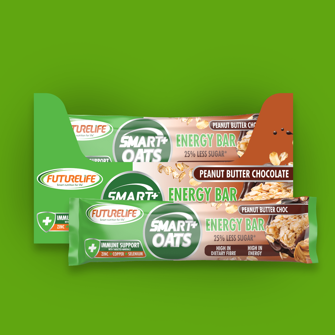 FUTURELIFE® Smart Oats™ Energy Bar – Peanut Butter Chocolate: 4 Cases, 120 Units