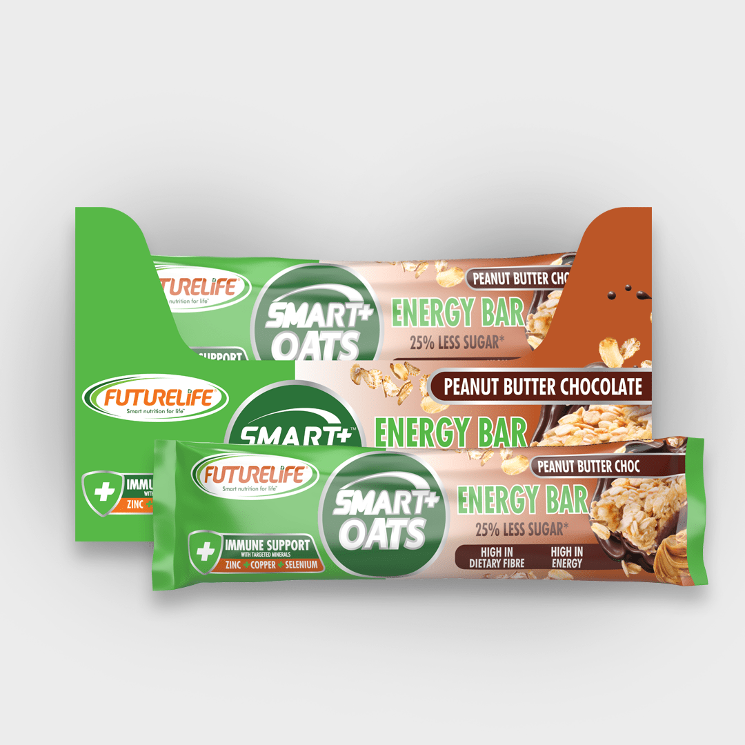 FUTURELIFE® Smart Oats™ Energy Bar – Peanut Butter Chocolate: 4 Cases, 120 Units