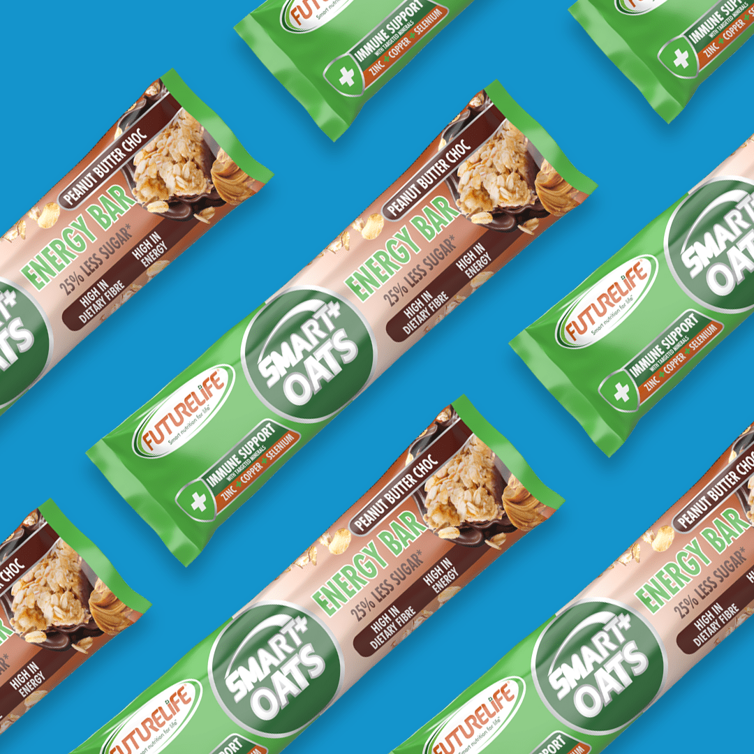 FUTURELIFE® Smart Oats™ Energy Bar – Peanut Butter Chocolate: 4 Cases, 120 Units