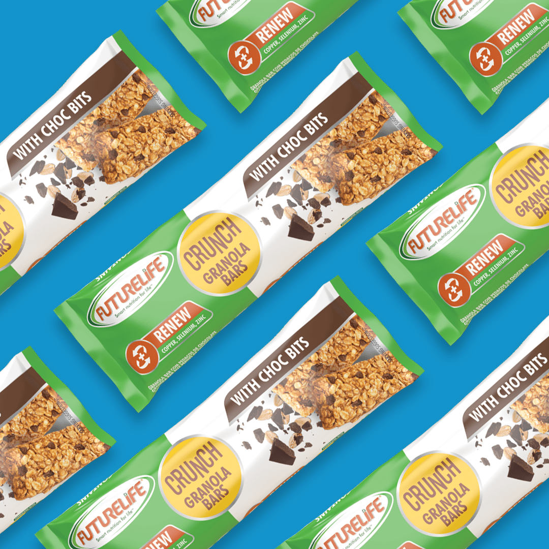 FUTURELIFE® Crunch Granola Bar – Choc Bits: 72 Units (4 Cases)