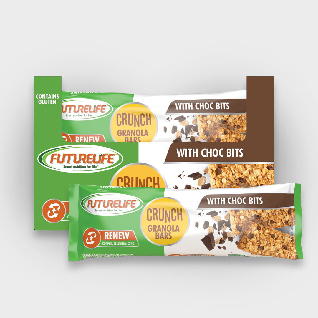 FUTURELIFE® Crunch Granola Bar – Choc Bits: 72 Units (4 Cases)