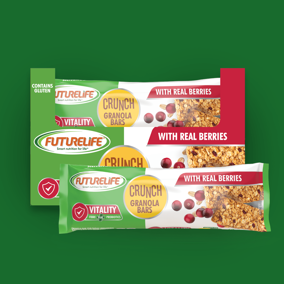 FUTURELIFE® Crunch Granola Bar – Real Berries: 72 Units (4 Cases)