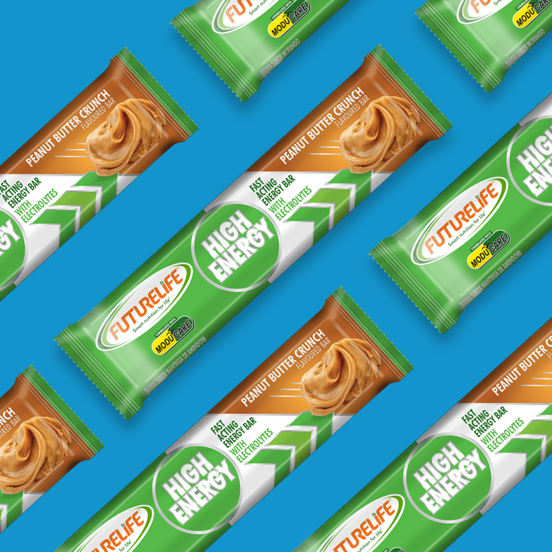 FUTURELIFE® High Energy Bar – Peanut Butter Crunch: 80 Units (4 Cases)