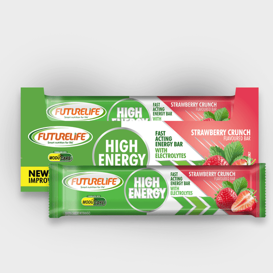 FUTURELIFE® High Energy Bar – Strawberry Crunch: 80 Units (4 Cases)